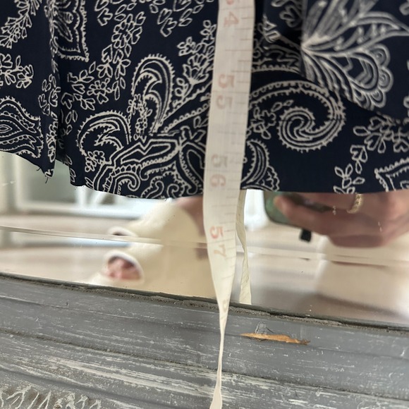 Theory Silk Paisley Print Georgette Maxi Dress Sleeveless Back Crisscross XS - Picture 10 of 10